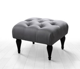 Atelier Del Sofa Puf Bohemio Floral - Gris